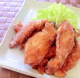 鷄むね肉の竜田揚げ